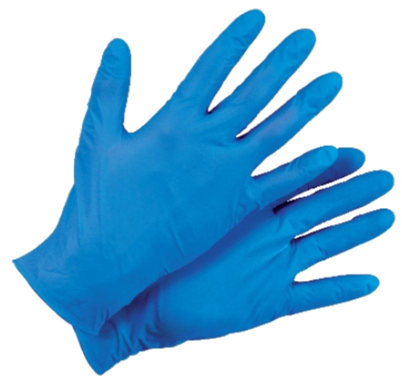 Перчатки нитриловые неопудренные ULT300 DARK BLUE