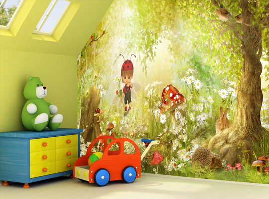 Новые стены детской комнаты. Украшаем стены