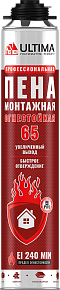 Монтажная пена Ultima Pro 65 огнестойкая