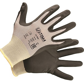 Перчатки ULT820 из смесовой пряжи с покрытием из полимерполиуретана ULTIMA®